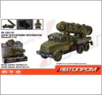 Іграшка війскова техніка арт.KR-2202-02, "АВТОПРОМ" КРАЗ, бат., світло, звук., у кор. 32,5*19*12см.
