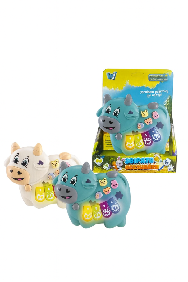 Піаніно 85270 "WToys", "КОРІВКА", УКРАЇНСЬКЕ ОЗВУЧУВАННЯ, ноти, мелодії, пісні, к