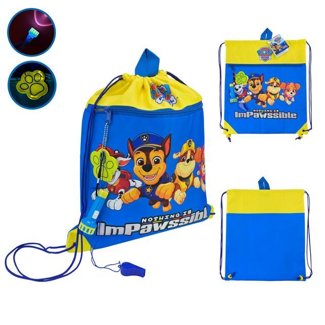 Сумка для взуття Paw Patrol арт. KH72/003L 35*40см у наборі свисток, ліхтарик, світловідбивач