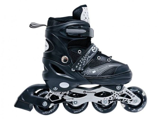 Ролики Maraton Oscar L(38-41) black (1 кор. (6 пар) black)