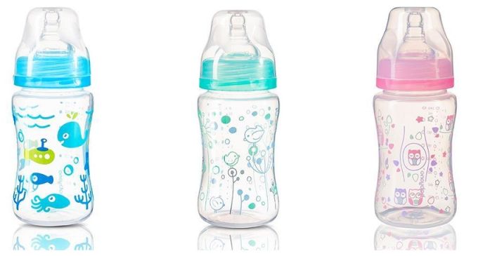 Пляшка антиколікова з широким отвором 240 мл.(0+) "BabyOno"