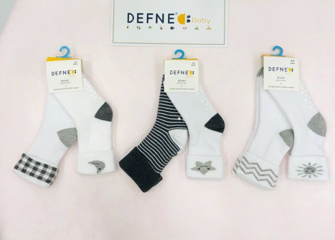 Махрові шкарпетки DEFNE Baby 12-18м E009-22 ціна за 1 пару