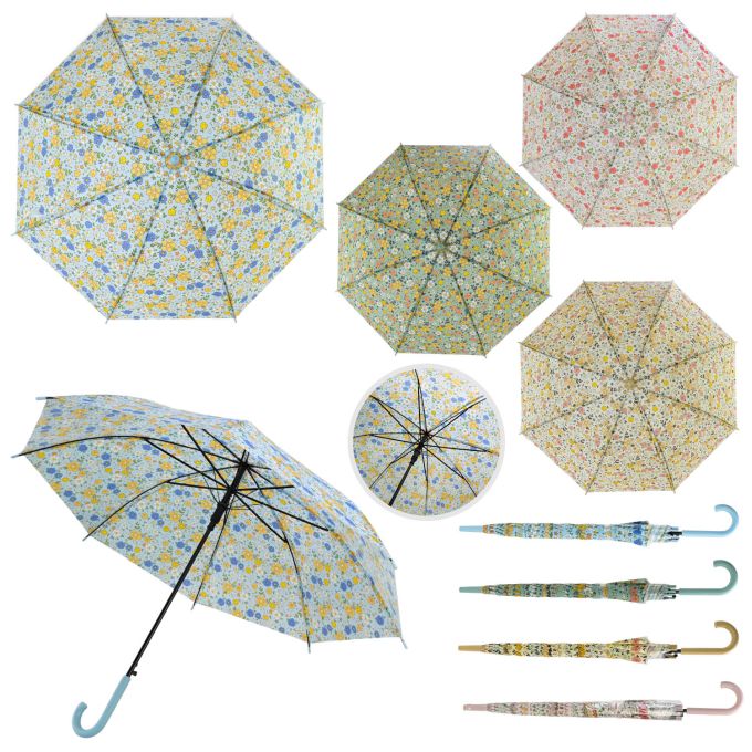 Парасолька арт. RST1142 (72шт/6) 4 мікс квіти 77см