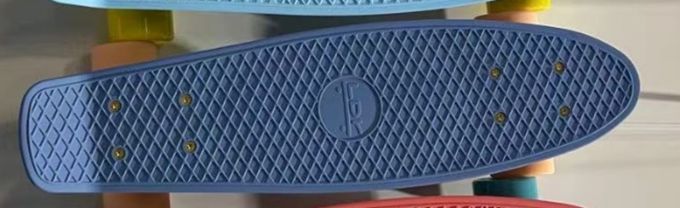Пенні Борд  арт. RS1804 (8шт)  Синій 56*15 см м'яке гумове покриття,колеса PU світло