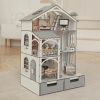 Ляльковий будиночок NestWood Смарт Хаус з ліфтом та органайзером для ЛОЛ з меблями Еко (kdl011oe)