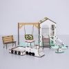 "Дитячий майданчик New" набір лялькових меблів NestWood рожево-м'ятний (kmb012peco)