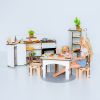 Набір лялькових меблів для Барбі NestWood "Кухня Еко" (kmb004eco)