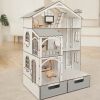 Ляльковий будиночок NestWood Смарт Хаус з ліфтом та органайзером для ЛОЛ з меблями Еко (kdl011oe)