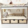 Двох'ярусне ліжко для Барбі з висувними ящиками NestWood Еко (kmb006eco)