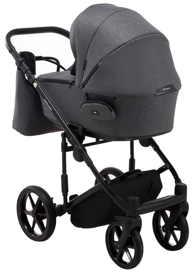 Коляска 2 в 1 Adamex Porto Light Tip TK-57 графіт