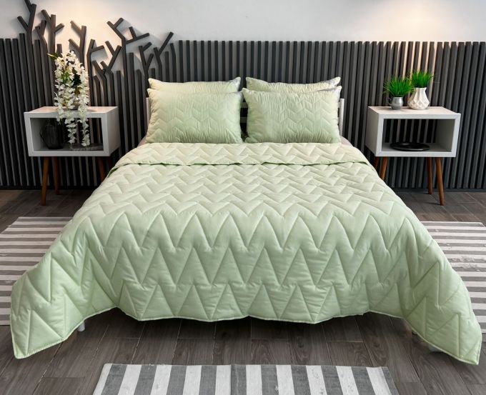Ковдра 200х220 см демісезонна Green Bamboo