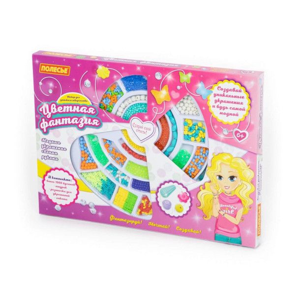 Набір для дитячої творчості "Кольорова фантазія"(1006 елементів) (в коробці)		78520