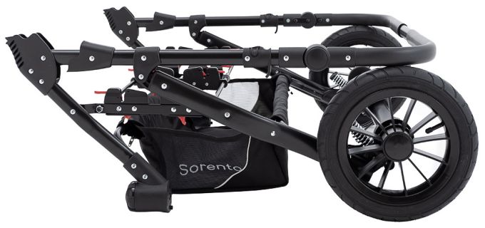Коляска 2 в 1 для двійні Bair Sorento DUO BS-03 слонова кістка / капучино