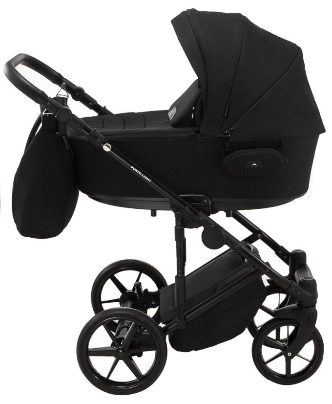 Коляска 2 в 1 Adamex Porto Light Tip TK-53 чорний