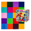 Килимок масажний "Мега Мікс" 20 елементів 27x28 см