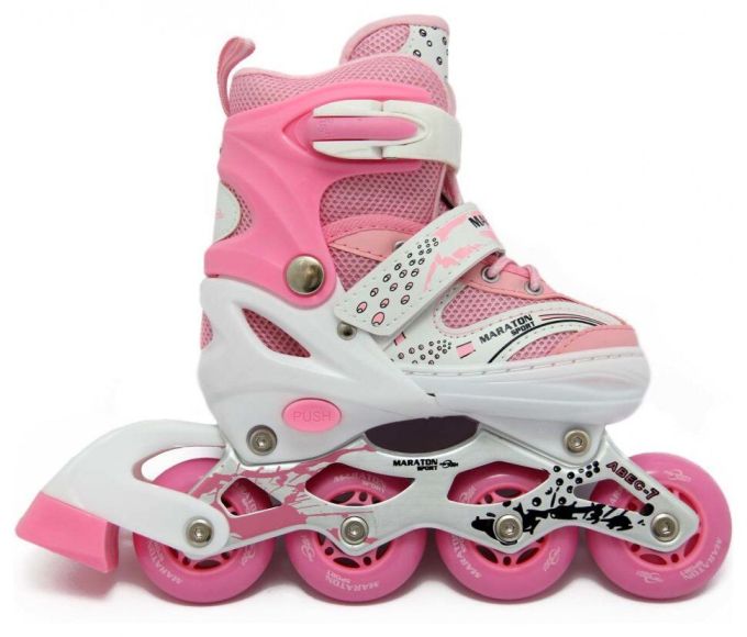 Ролики Maraton Oscar S(30-33) pink (1 кор. (6 пар) Розовый)