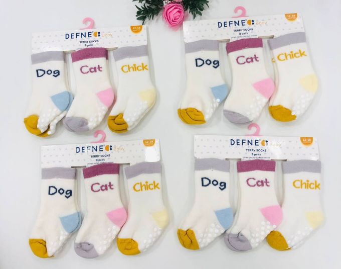 Махрові шкарпетки DEFNE Baby 3-4р K015-23 ціна за 1 пару