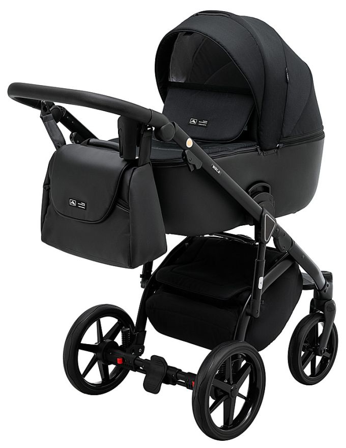 Коляска 2 в 1 Adamex Nola PS-1 чорний