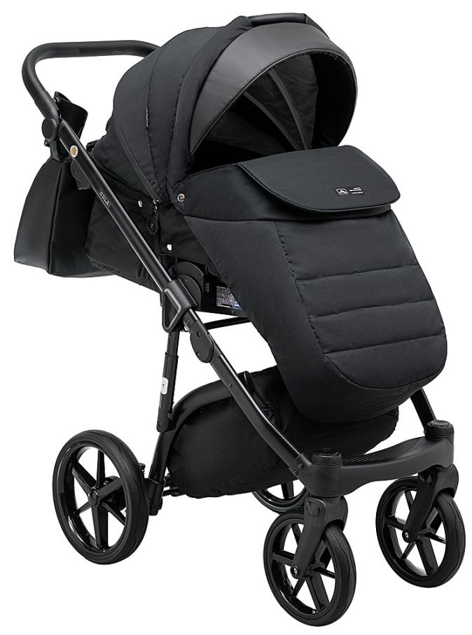 Коляска 2 в 1 Adamex Nola PS-1 чорний