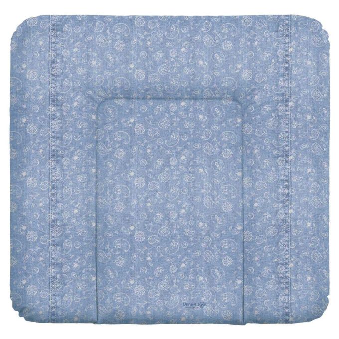 Повивальний матрац мʼякий Ceba Baby Soft medium changing mat (75x72 cm) W-144-119-592 denim style boho blue
