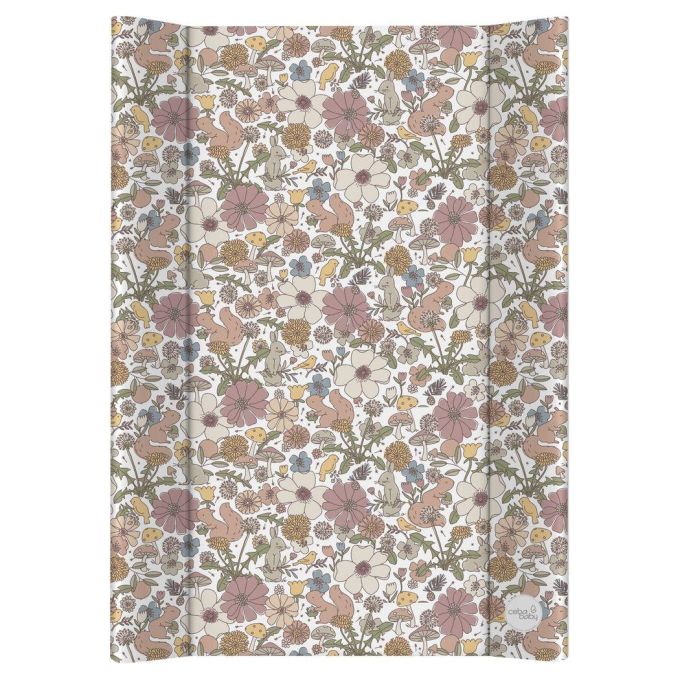 Повивальна дошка м'яка Ceba Baby Soft profiled changing mat short (50x70 cm) W-102-000-732 basic garden