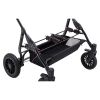 Коляска 2 в 1 для двійні Bair Sorento DUO BS-04 графіт / чорний