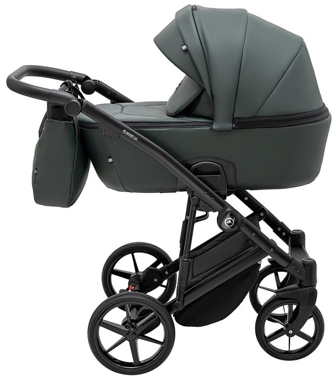 Коляска 2 в 1 Adamex Mobi Air Thermo New ECO SA-29 темо-зелений