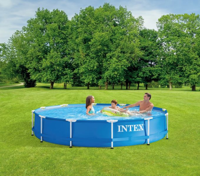 Каркасний басейн Intex 28212 (76*366 см. об'єм: 6503 л. картриджний фільтр-насос 2006 л/год)