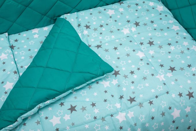 Дитяча постіль Babyroom Dream-05 зелений (зірочки)