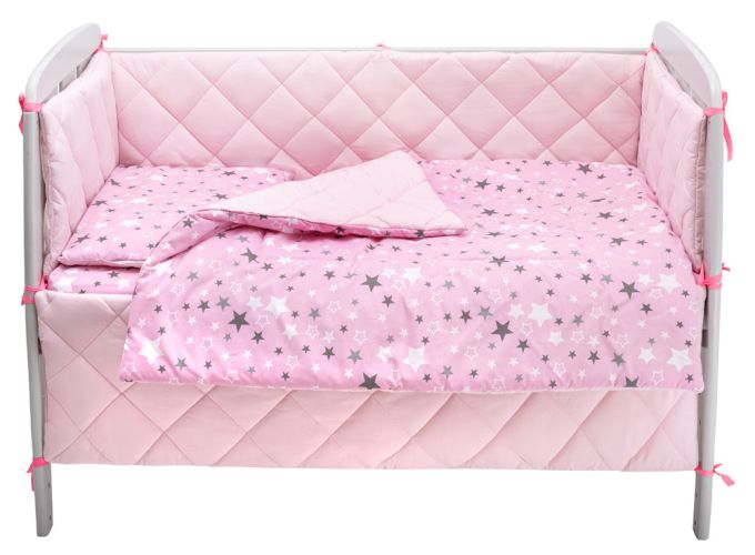 Дитяча постіль Babyroom Dream-05 рожевий (зірочки)