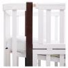 Ліжко Babyroom Місяць LU-2 маятник білий / венге