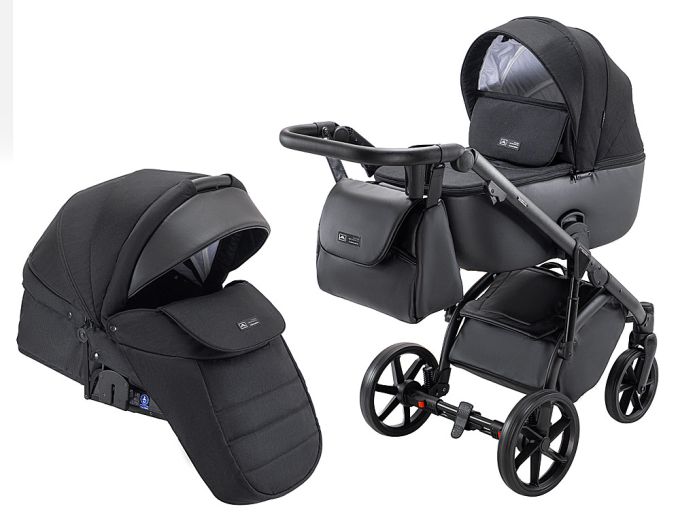 Коляска 2 в 1 Adamex Nola Natura 11 carbon
