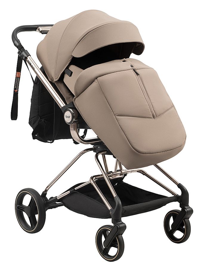 Коляска 2 в 1 Bair Moon Gold Edition MG-03 капучіно