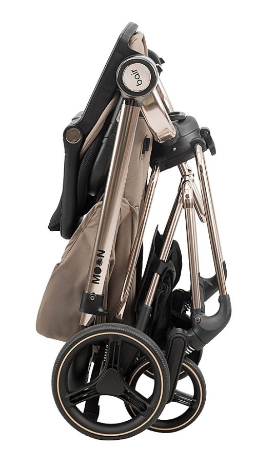 Коляска 2 в 1 Bair Moon Gold Edition MG-03 капучіно