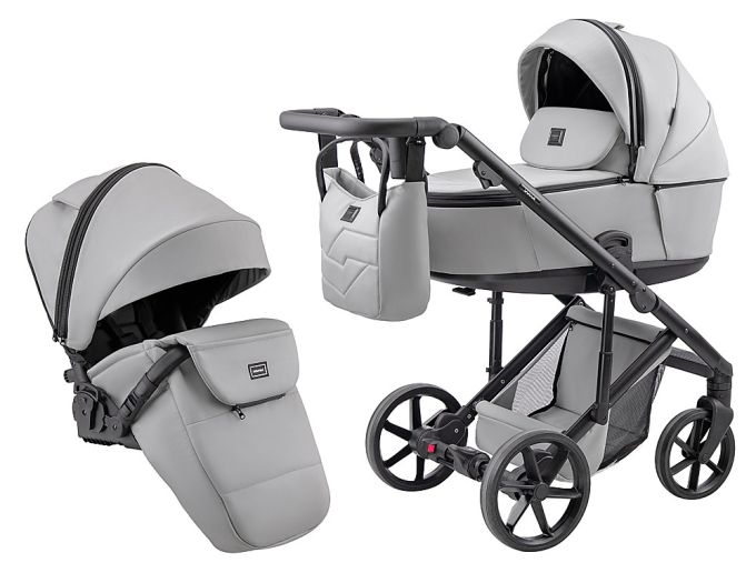 Коляска 2 в 1 Adamex Dolce Eco SA-3 світло-сірий