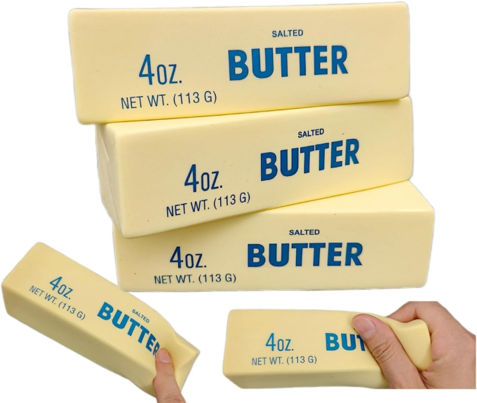 Сквіш іграшка-антистрес "Butter" 14см 4x14 см
