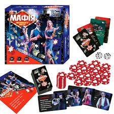 гр Настільна гра “Мафія великого міста” 69415 "4FUN Game Club", 84 картки, 2 гральні кубики,