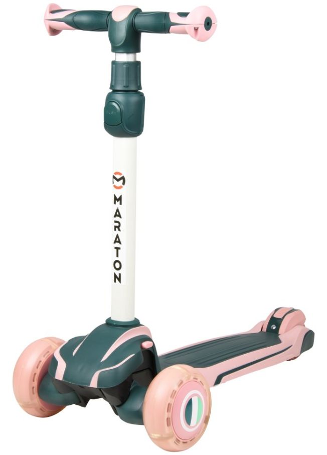 Cамокат Maraton Global pink-green (1 кор. (4 шт) )