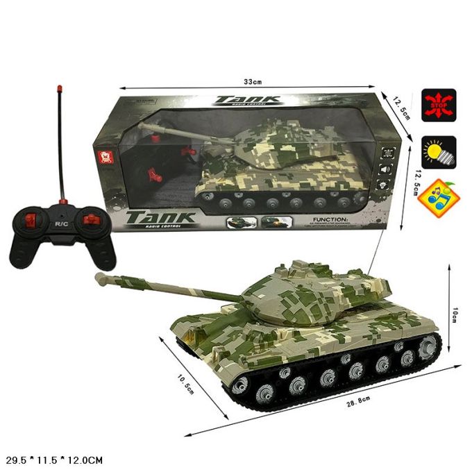 Танк р/к арт. AKX529-4 (64шт/2) батар.,світ.,звук,короб 29,5*11,5*12см