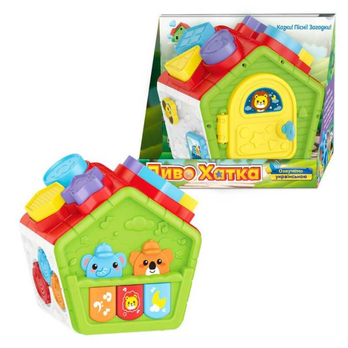Логічна хатинка 26558  "WToys", ОЗВУЧУВАННЯ УКРАЇНСЬКОЮ МОВОЮ, казки, пісні, загадки, підсвічу