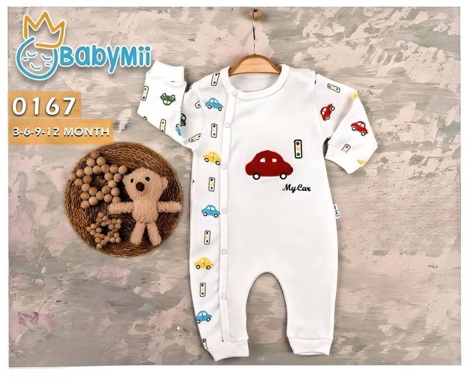 Ромпер машинка 3-6-9м BABYMII 167
