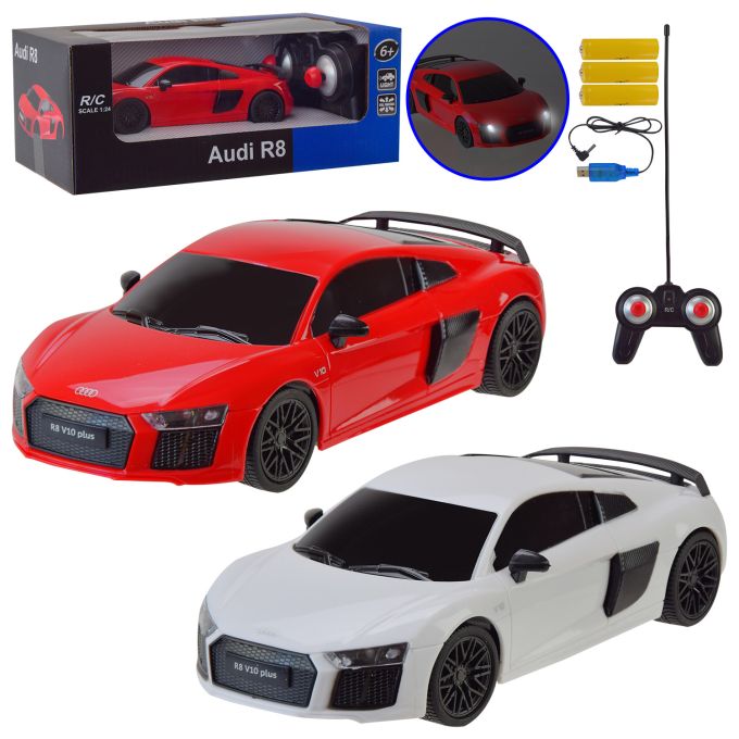 Машина р/к MZ арт. 27057 (24шт) Audi R8, 1:24 аккум,короб.26*14*10,5см