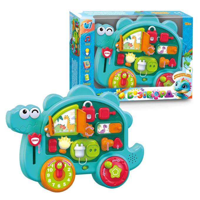 Бізіборд 72024  "WToys", ОЗВУЧУВАННЯ УКРАЇНСЬКОЮ МОВОЮ, 15 казок, 15 пісень, 15 загадок, 15 скор