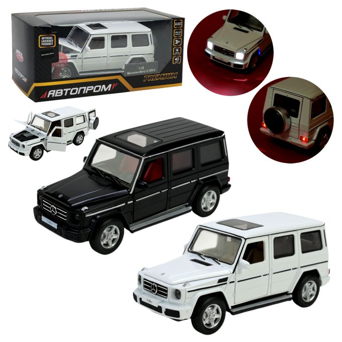 Іграшка машина мет. АВТОПРОМ  арт. 68436 ,1:32 Mercedes-Benz G 350 d,батар,  світ.,звук,відкр..двері