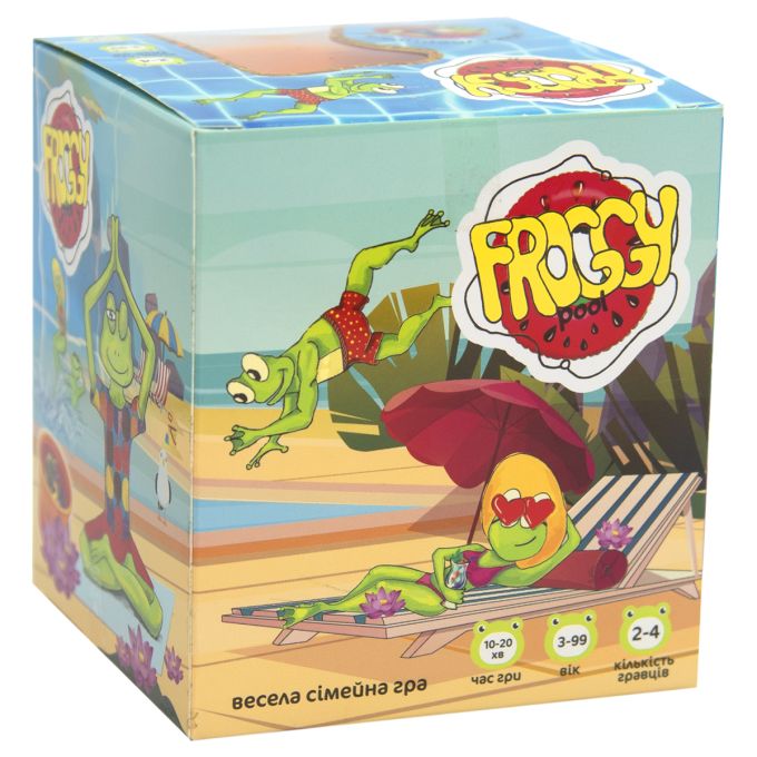 Настільна гра Strateg Froggy Pool українською мовою (30352)