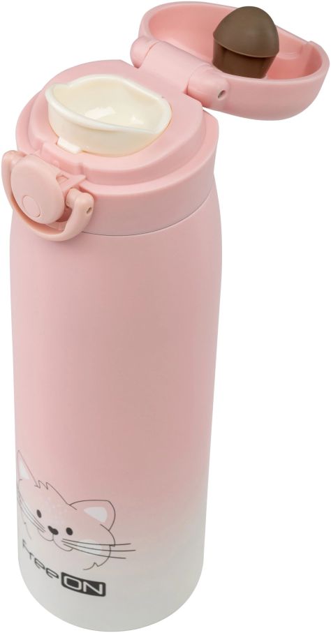 Термопляшка FreeON 480 мл, pink
