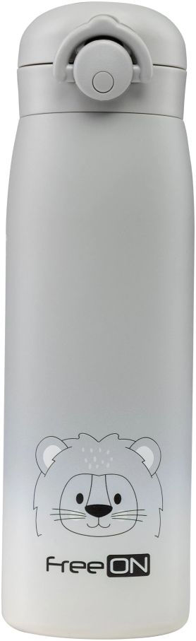 Термопляшка FreeON 480 мл, grey