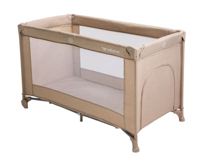 Ліжко-манеж дитяче VELANO Flexi, beige