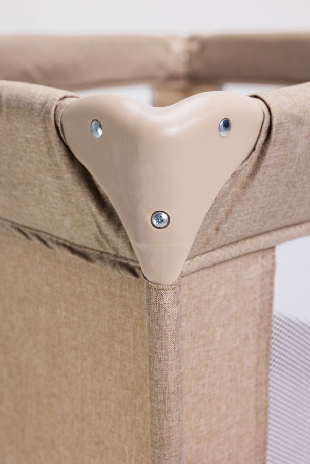 Манеж дитячий квадратний VELANO Cubo, beige