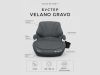 Бустер VELANO Gravo i-Size 125–150 см, ISOFIX + підстаканник, grey